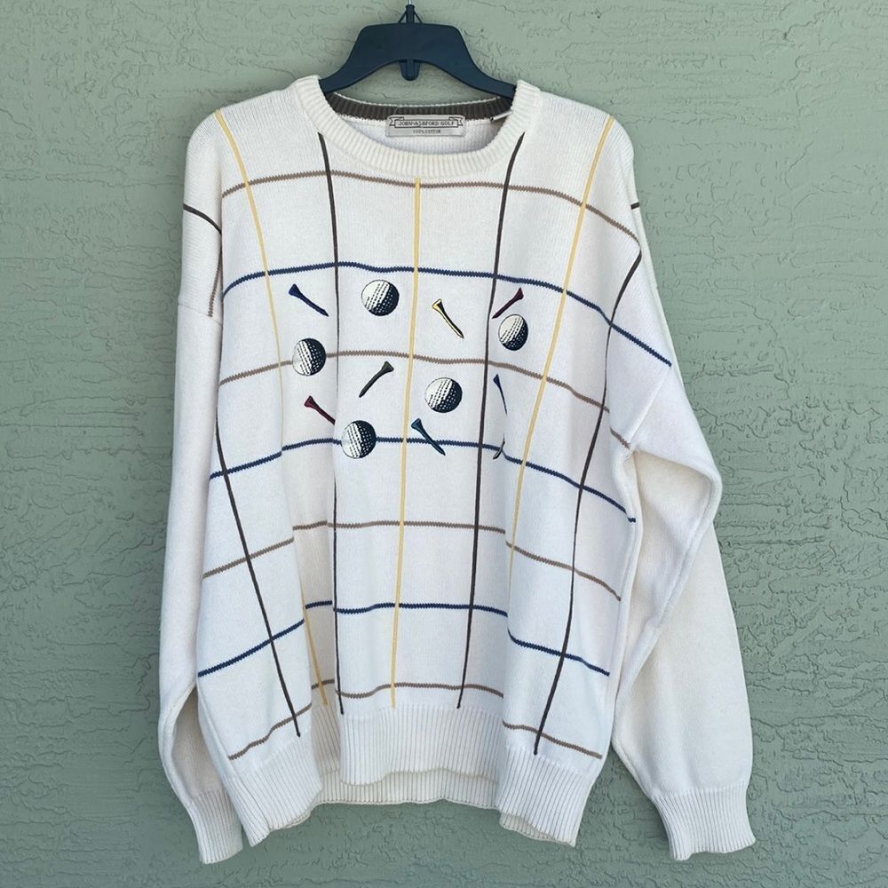 John Ashford Golf Sz XL Sweater